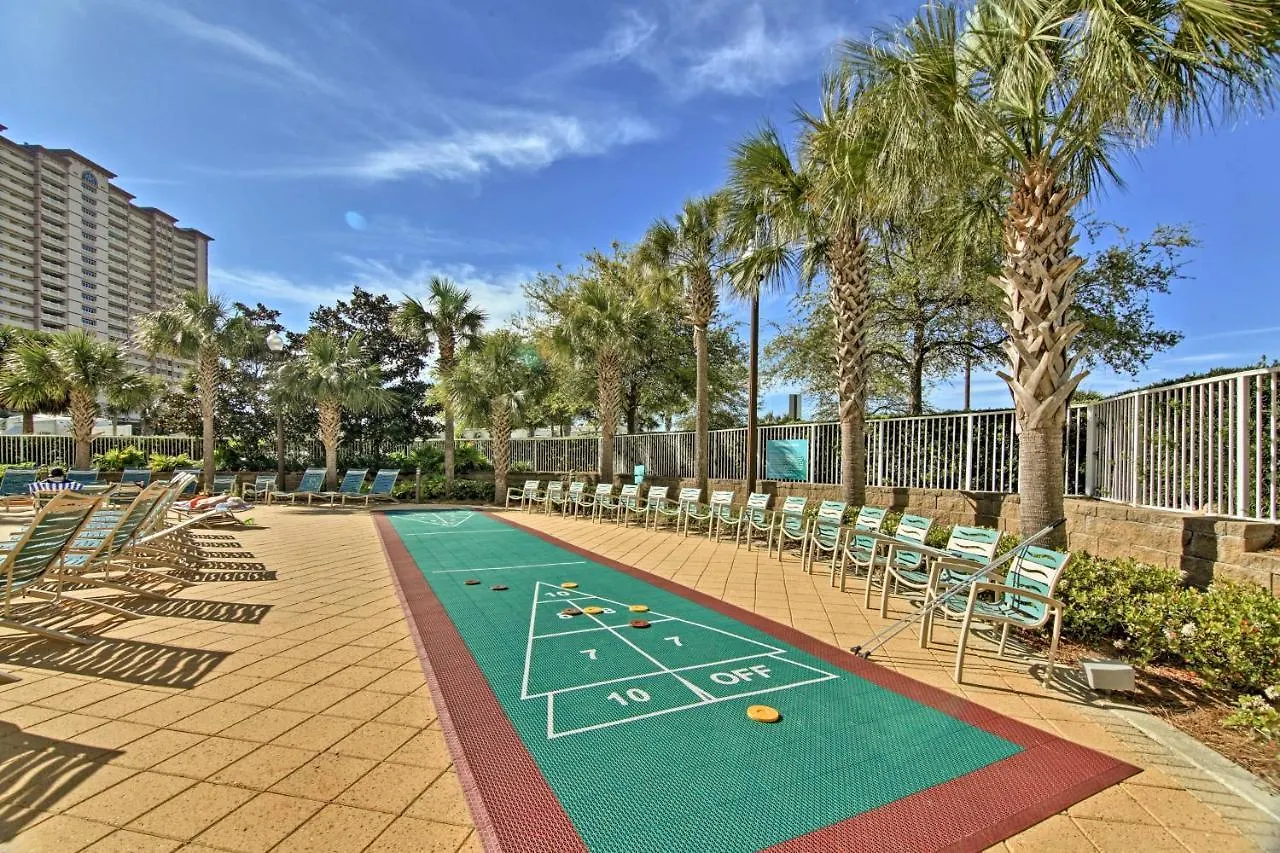 Apartment Beachfront Condo With Emerald Beach Resort Amenities Panama City Beach