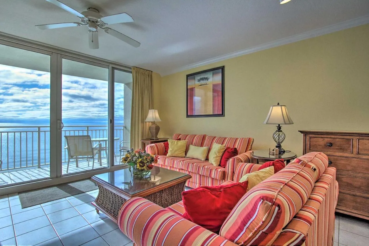Apartment Beachfront Condo With Emerald Beach Resort Amenities Panama City Beach